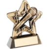 Picture of Brz|gold Music Mini Star With Plate - 3.75in