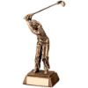 Picture of Brz|gold Resin Male Back Swing Golf With Plate - 10.5in