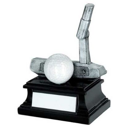 Picture of Pew~white~black Golf Club And Ball With Plate Putter