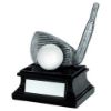 Picture of Pew|white|black Golf Club And Ball With Plate Wedge - 6in