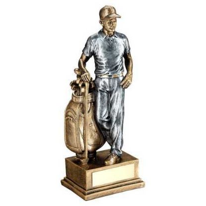 Picture of Brz~pew Male Golfer And Bag With Plate