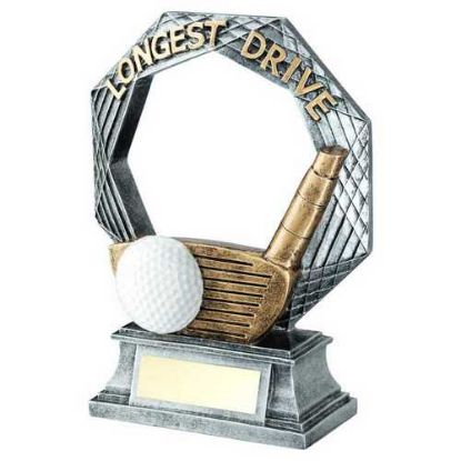 Picture of Brz~pew~white Golf Octagon Series With Plate Longest Drive