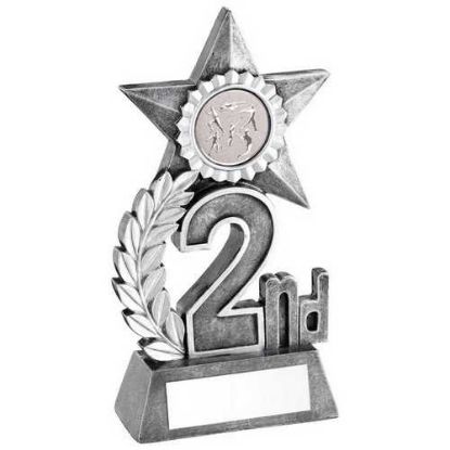 Picture of Silver Leaf And Star Award With Athletics Insert And Plate