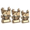 Picture of Brz|gold Shooting Star Series Athletics With Plate (1in Centre) - 4in