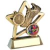 Picture of Brz|gold Athletics Mini Star With Plate (1in Centre) - 3.75in