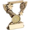 Picture of Brz|gold Athletics Mini Cup With Plate (1in Centre) - 3.75in