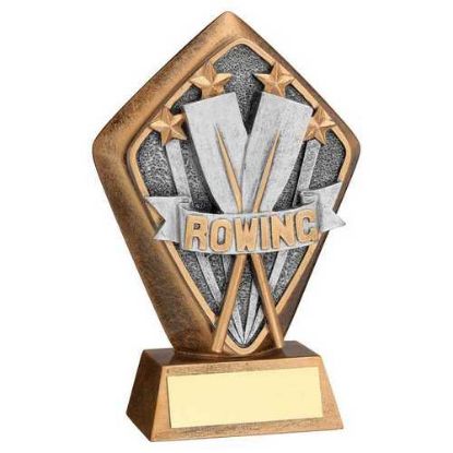 Picture of Brz~gold Diamond Holder With Rowing Disc With Plate