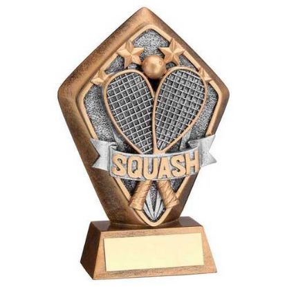 Picture of Brz~gold Diamond Holder With Squash Disc With Plate