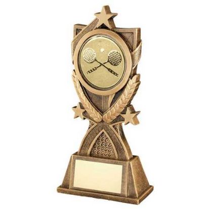 Picture of Brz~gold 3 Star Wreath Series With Squash Insert And Plate