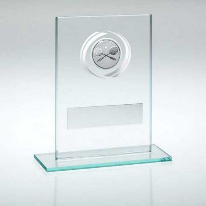 Picture of Jade~silver Glass With Squash Insert And Plate