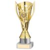 Picture of Gold|white Plastic Flash Cup Assembled On Marble (1in Cen) - 8in
