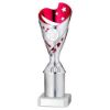 Picture of Silver|pink Plastic Sabre Cup Assembled On Marble With Tube (1in Cen) - 9in