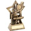 Picture of Brz|gold Gymnastics On Star Backdrop With Plate (1in Centre) - 5.75in