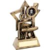 Picture of Brz|gold Gymnastics On Star Backdrop With Plate (1in Centre) - 5.75in