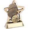 Picture of Brz|gold Table Tennis Mini Star With Plate (1in Centre) - 3.75in
