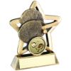 Picture of Brz|gold Table Tennis Mini Star With Plate (1in Centre) - 3.75in