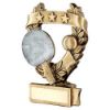 Picture of Brz|pew|gold Table Tennis 3 Star Wreath Award With Plate - 5in