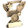 Picture of Brz|gold Table Tennis Mini Cup With Plate (1in Centre) - 3.75in