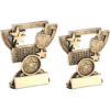 Picture of Brz|gold Table Tennis Mini Cup With Plate (1in Centre) - 3.75in