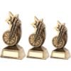 Picture of Brz|gold Dartboard|darts With Shooting Star With Plate - 5in
