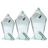 Picture of Jade Glass Pointed Plaque With Dartboard And Plate - 6.75in