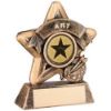 Picture of Brz|gold Mini Star Art With Plate (1in Centre) - 3.75in