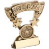 Picture of Brz|gold Well Done Mini Cup With Plate (1in Centre) - 3.75in