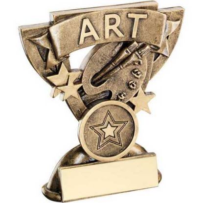Picture of Brz~gold Art Mini Cup With Plate (1in Centre)