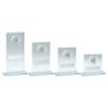 Picture of Jade|silver Glass With Star Insert And Plate - 7.25in