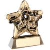 Picture of Brz|gold Drama Masks Mini Star With Plate - 3.75in