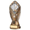 Picture of Brz|silv Diamond Column + Cooking Disc & Plate (1in Cen) - 9.5in