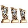 Picture of Brz|pew Rugby Male Figure On Backdrop With Plate (1in Centre) - 6in