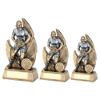 Picture of Brz|pew Female Rugby Figure On Backdrop With Plate (1in Centre) - 6in