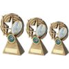 Picture of Brz|pew|gold Rugby Ball And Posts On Holed Spiral With Plate (1in Cen) - 6in