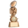 Picture of Brz|pew|gold Rugby On Stars Flatback With Plate (1in Centre) - 6in
