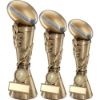 Picture of Brz|pew|gold Rugby Ball Leaf Column With Centre (1in Centre) - 7in