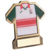 Picture of Brz|gold Resin Rugby Shirt With Plate - (Shirt D) 5in