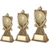 Picture of Brz|gold 3 Star Wreath Series With Rugby Insert And Plate - 7.25in