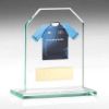 Picture of Jade Glass Plaque With Engraving Plate - 3.75in (Requires Shirt A)