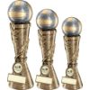 Picture of Brz|pew|gold Volleyball Leaf Column With Plate (1in Centre) - 7in