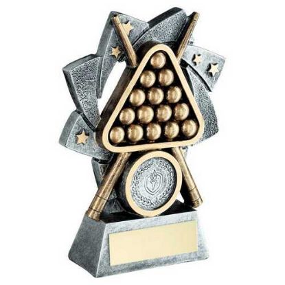 Picture of Pew~gold Pool~snooker Star Spiral With Plate (1in Centre)