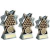 Picture of Pew|gold Pool|snooker Star Spiral With Plate (1in Centre) - 4.25in