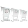 Picture of White|silver Printed Glass Plaque With Pool|snooker Insert With Plate - 7.25in