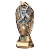 Picture of Brz|silv Diamond Column + Cricket Batsman Disc & Plate (1in Cen) - 6.75in