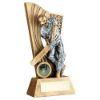 Picture of Brz|pew Male Cricket Batsman On Backdrop With Plate (1in Centre) - 9.25in