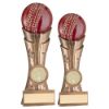 Picture of Brz|pew|red Cricket On Fluted Flatback With Plate (1in Centre) - 5in