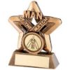 Picture of Brz|gold Man Of The Match Mini Star With Cricket Insert And Plate - 3.75in