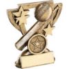 Picture of Brz|gold Cricket Mini Cup With Plate (1in Centre) - 3.75in