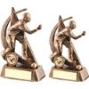 Picture of Brz|gold Male Lawn Bowls Geo Figure With Plate (1in Centre) - 5.75in