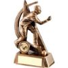 Picture of Brz|gold Male Lawn Bowls Geo Figure With Plate (1in Centre) - 5.75in